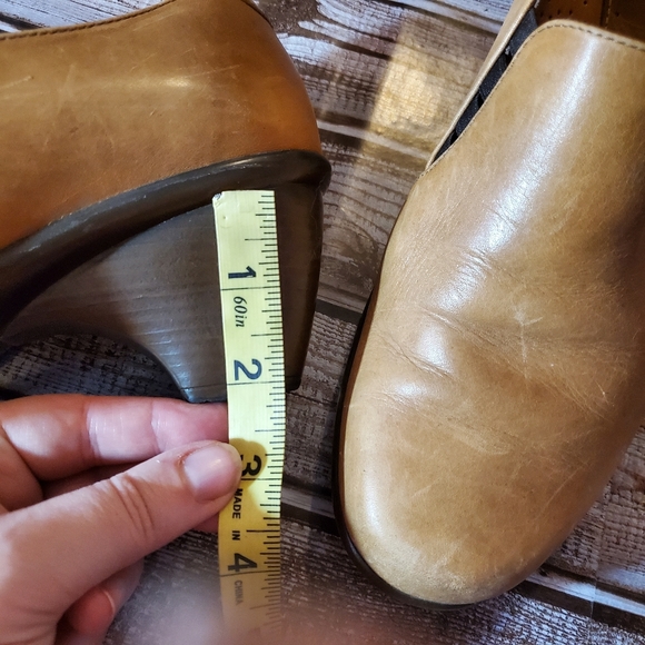 Dansko Raphael Tan Leather Booties EU 39 US 8.5-9 - Picture 8 of 11